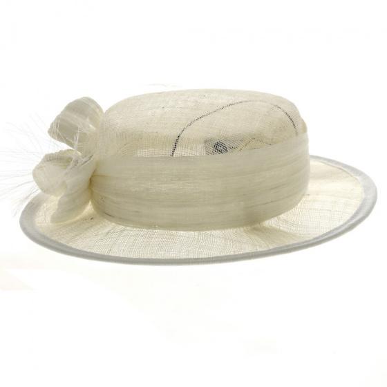 White Carmen Ceremony Hat - Traclet