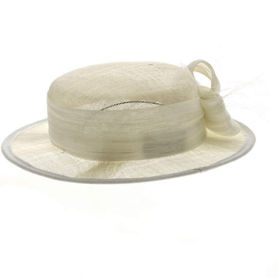 White Carmen Ceremony Hat - Traclet