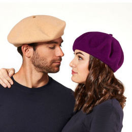 Authentic Sand Wool Beret - Heritage by Laulhère