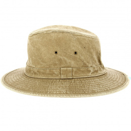 Traveller Outdoor Cotton Beige Hat - Traclet