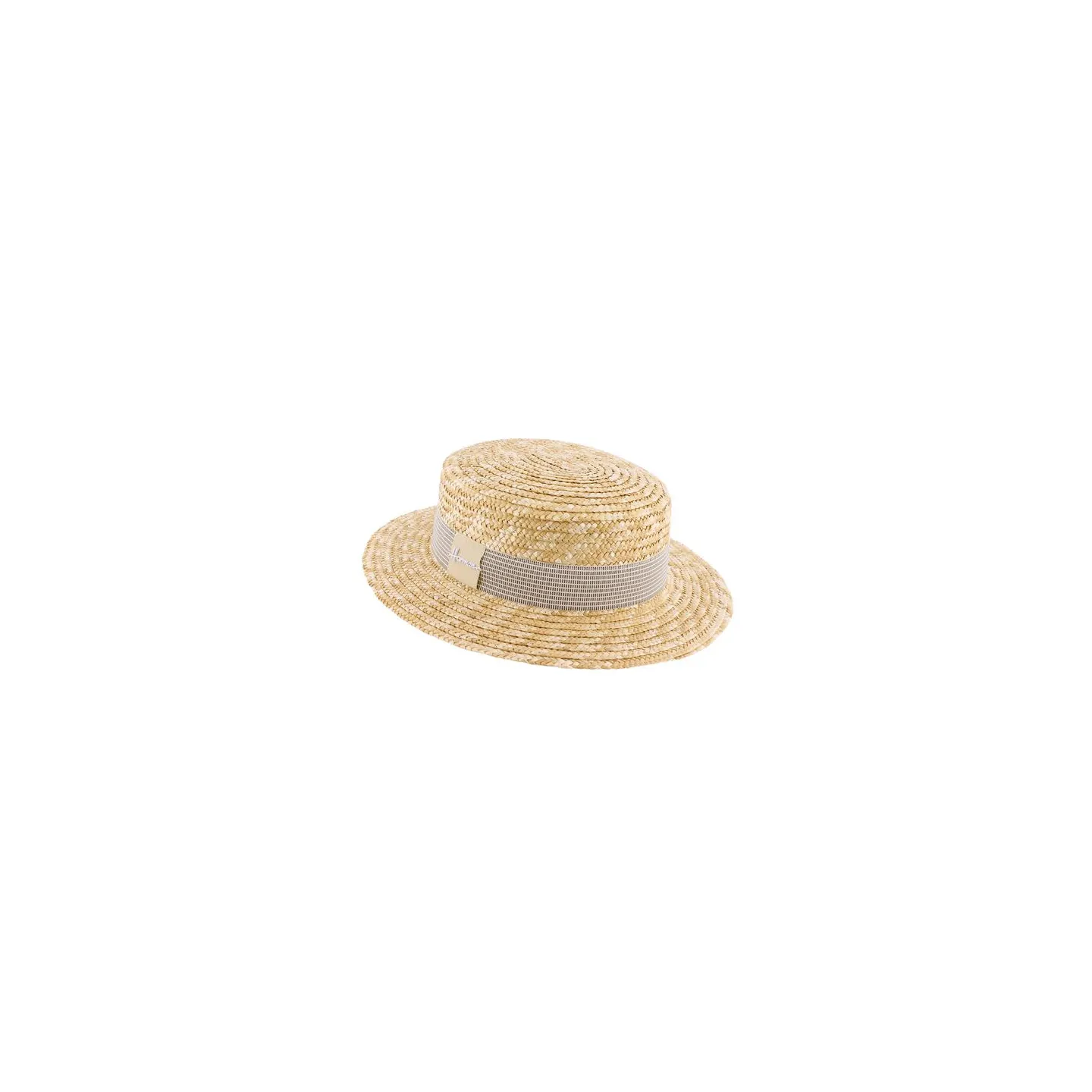 Canotier Paille Naturelle Benson - HERMAN Reference : 931 | Chapellerie Traclet