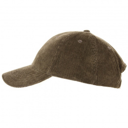 Casquette Baseball Velours Marron - Atlantis