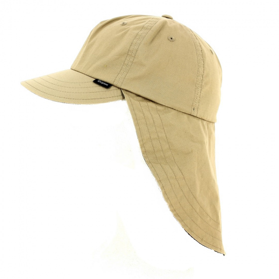 Kern Khaki & Camouflage Hooded Cap - Brixton