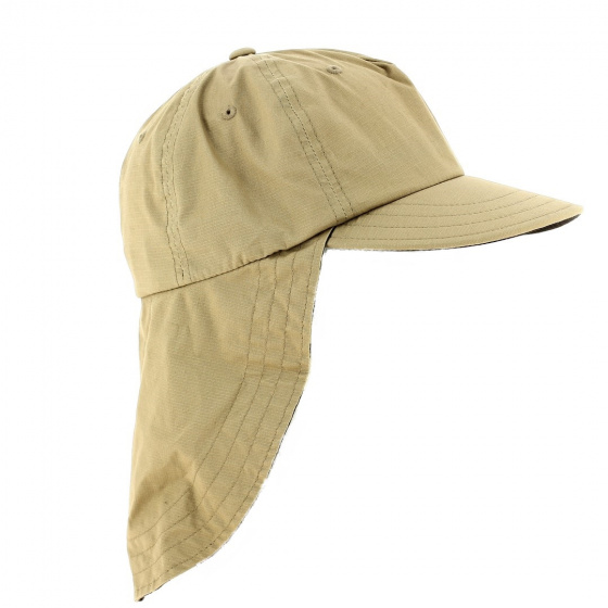 Kern Neck Guard Cap Khaki & Camouflage - Brixton