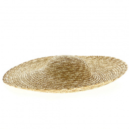 Daniela Natural Straw Wide-Brimmed Hat - Traclet