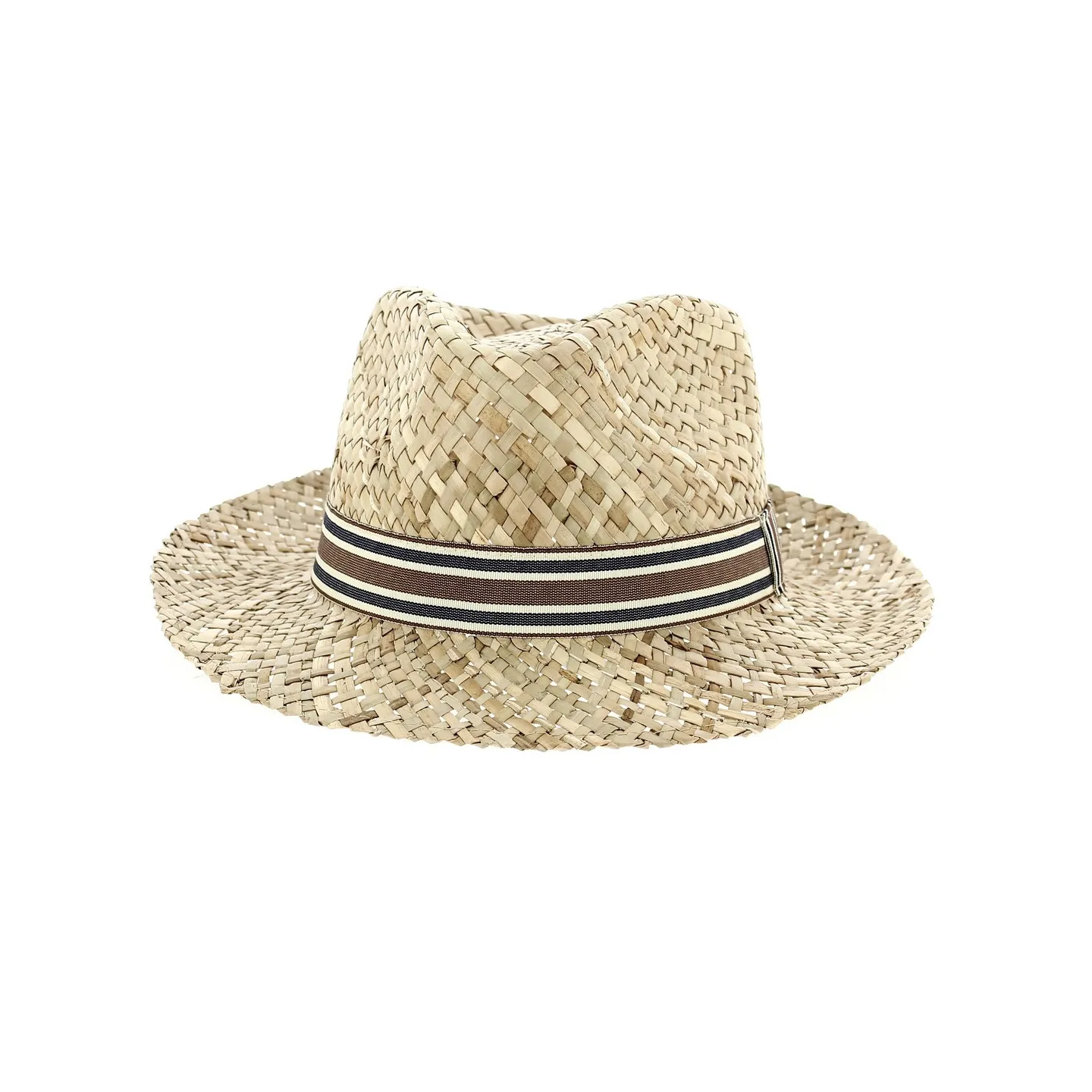 Chapeau Fedora Dan Paille Naturelle - Traclet Reference : 12643 | Chapellerie Traclet