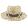 Chapeau Fedora Dan Paille Naturelle - Traclet Reference : 12643 | Chapellerie Traclet