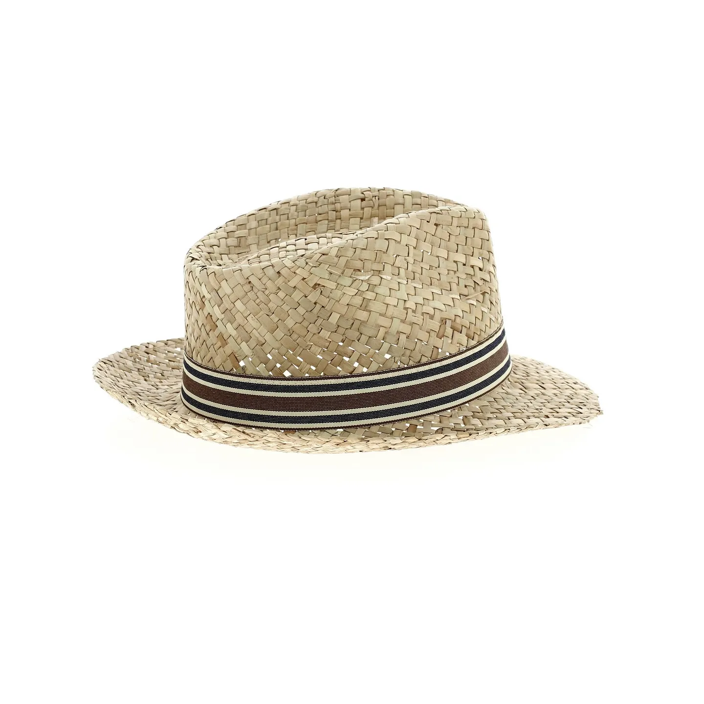 Chapeau Fedora Dan Paille Naturelle - Traclet Reference : 12643 | Chapellerie Traclet