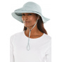 Tatum 2-in-1 UV Protection Visor Cap Green/Gray - Coolibar