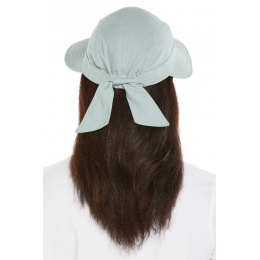 Tatum 2-in-1 UV Protection Visor Cap Green/Gray - Coolibar