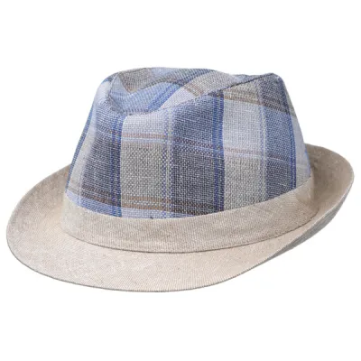 Simono Linen & Cotton Trilby Hat - Traclet Reference: 12394 | Traclet Hat Shop