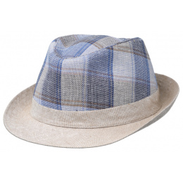 Trilby Simono Linen & Cotton Hat - Traclet