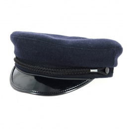 Casquette Marin Camaret Laine Navy - Traclet
