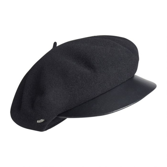 Sam Black Cap Beret - Heritage by Laulhère