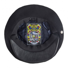 Sam Black Cap Beret - Heritage by Laulhère