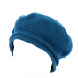 Chopin Héritage beret by Laulhère - Peacock Blue