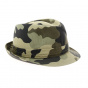 Camouflage trilby hat size 57
