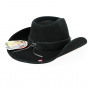 Chapeau Cowboy Jewel of the West Feutre Noir - Bullhide