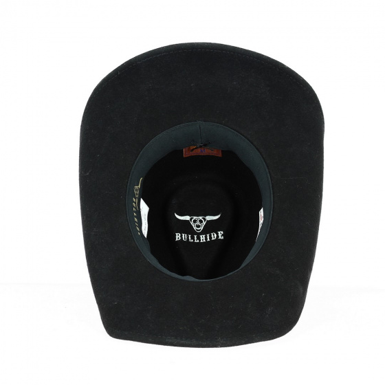 Jewel of the West Black Felt Cowboy Hat - Bullhide