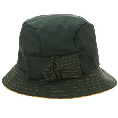 Green waterproof bucket hat Reference: 12718 | Traclet Hat Shop