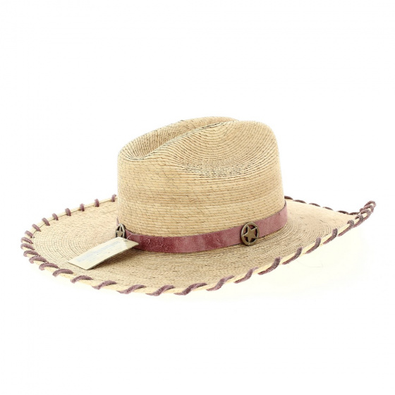 Chapeau Cowboy Sweet Sensation Paille Rose - Bullhide