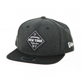 9Fifty Heather Coop Black Snapback Cap - New Era