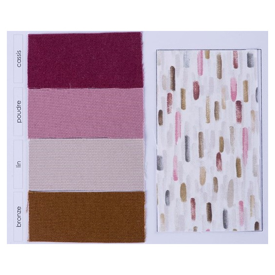 Chapeau cloche Pinceaux Réversible Made in France Coton - MTM