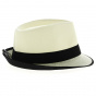 Chapeau Tribly Karl Blanc Papier Paille - Traclet