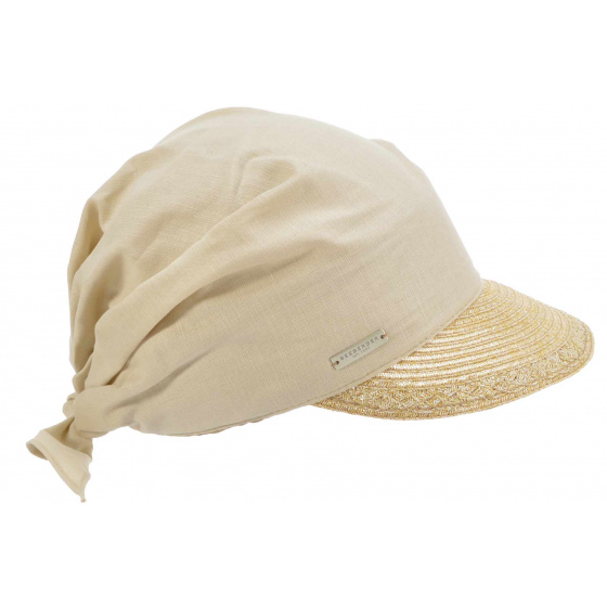 Livia Straw Cap Beige - Seeberger