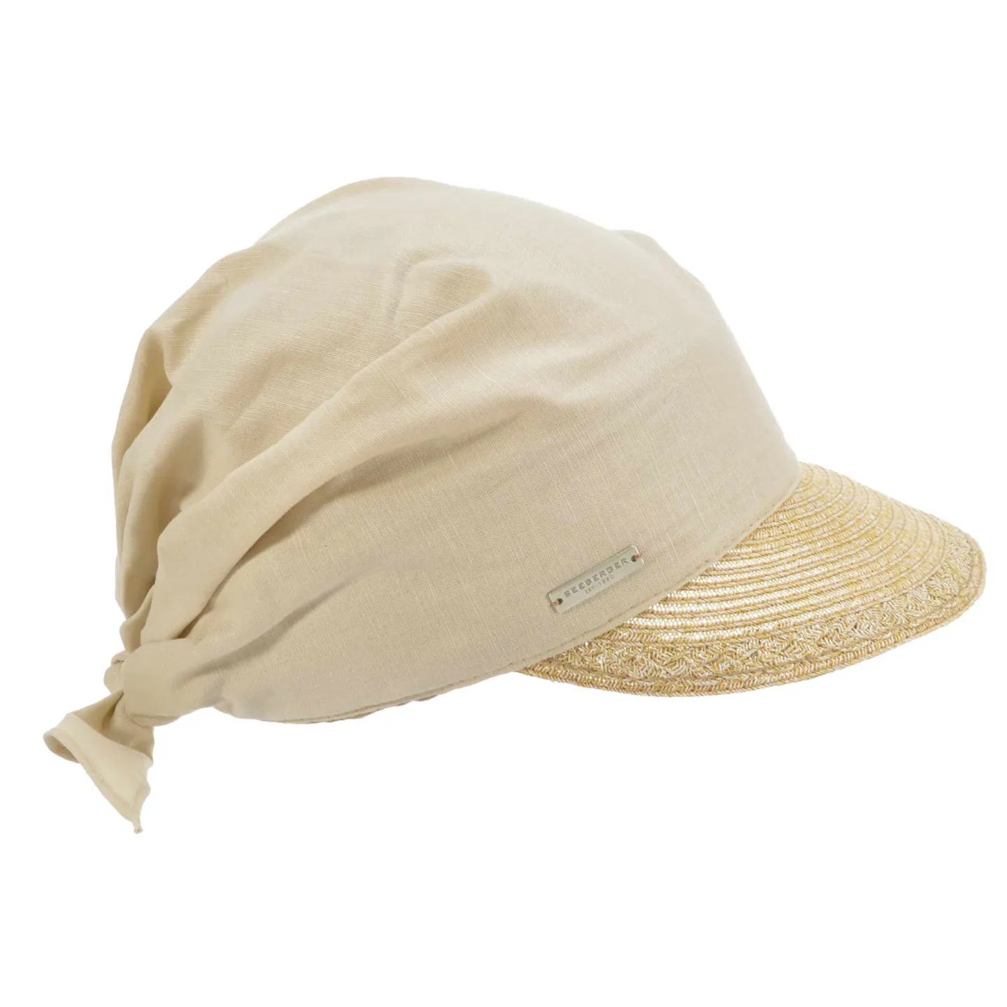 Casquette Livia Paille Beige - Seeberger Reference : 12785 | Chapellerie Traclet
