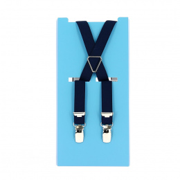 French Fine Plain Suspenders - Smart Paris