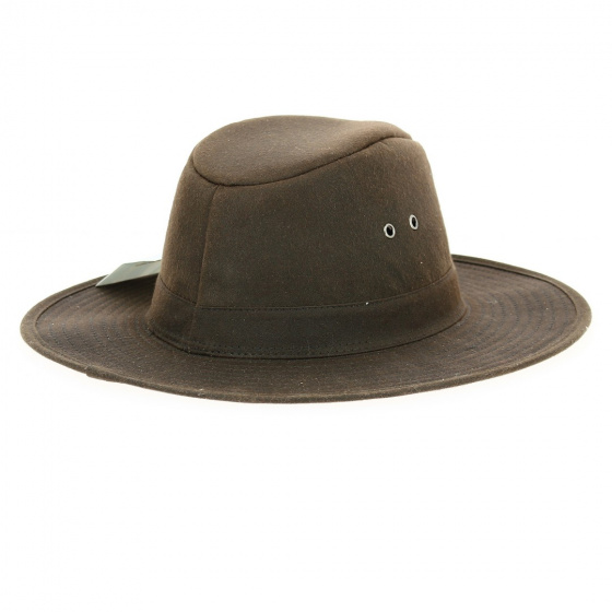 Large Wrangler Traveller Hat Waxed Cotton - Jacaru