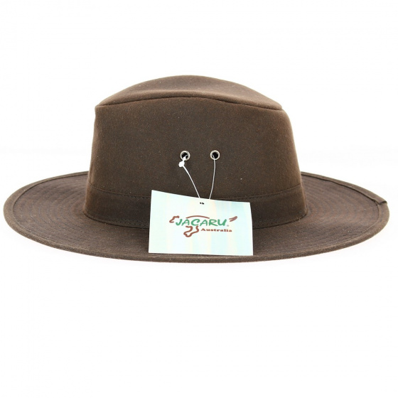 Large Wrangler Traveller Hat Waxed Cotton - Jacaru