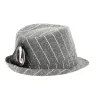 Chapeau Trilby Soho Grigio Coton & Lin Gris - Keyone Reference : 12810 | Chapellerie Traclet