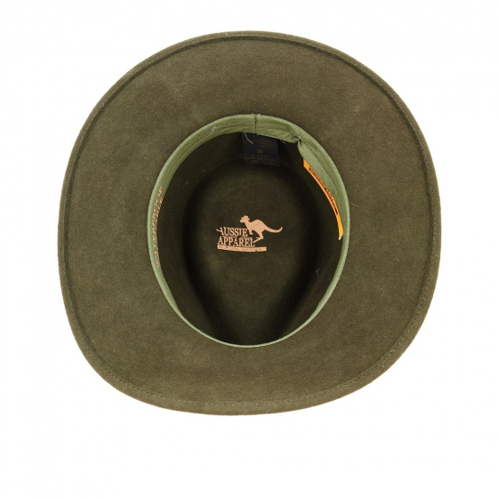 Chapeau Traveller Dundee Feutre Loden - Aussie Apparel Chapeau Traveller Dundee Feutre Loden - Aussie Apparel