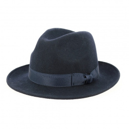 Chapeau feutre Laine Marine Godfather - Traclet