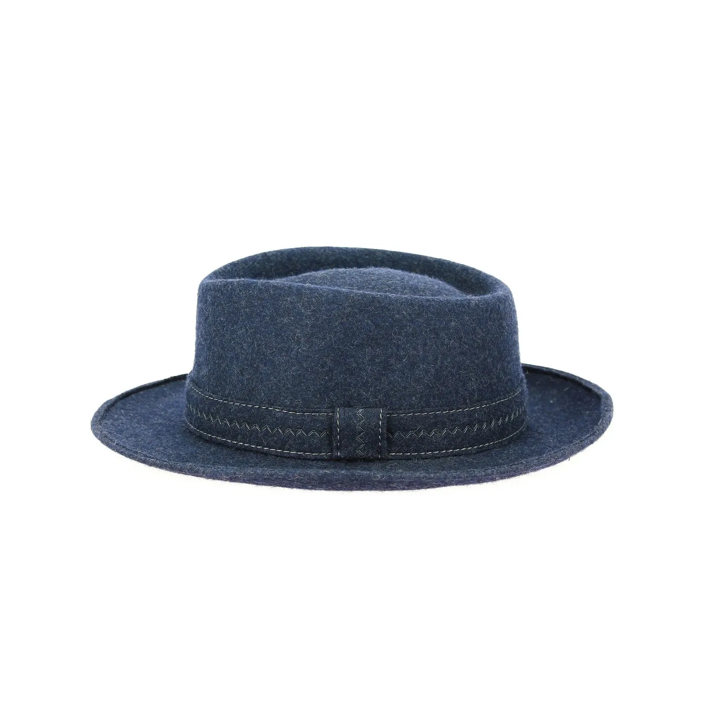 Chapeau Traveller Ulrick Feutre Laine Marine - Traclet Reference : 12815 | Chapellerie Traclet