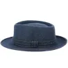 Chapeau Traveller Ulrick Feutre Laine Marine - Traclet Reference : 12815 | Chapellerie Traclet