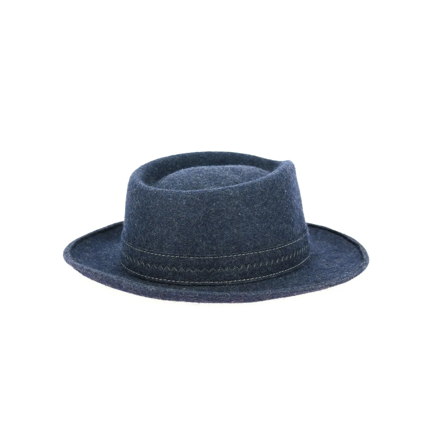 Chapeau Traveller Ulrick Feutre Laine Marine - Traclet Reference : 12815 | Chapellerie Traclet