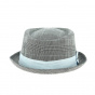 Sheppard Grey Checkered Porkpie Hat - Keyone
