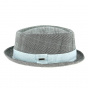 Sheppard Grey Checkered Porkpie Hat - Keyone