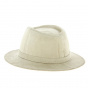 Manto Alcantara Beige Traveller Hat - Traclet