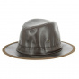 Brown Leather Vera Traveller Hat - Traclet