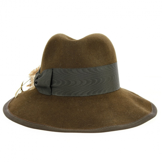 Chapeau Traveller Capo Laine Marron - Traclet Chapeau Traveller Capo Laine Marron - Traclet
