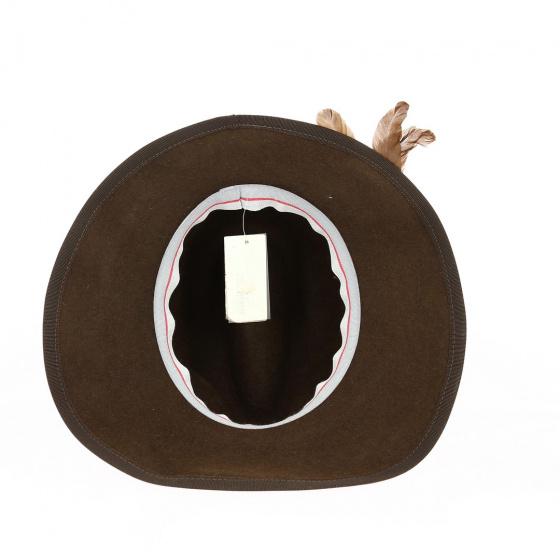 Brown Wool Traveller Hat Capo - Traclet