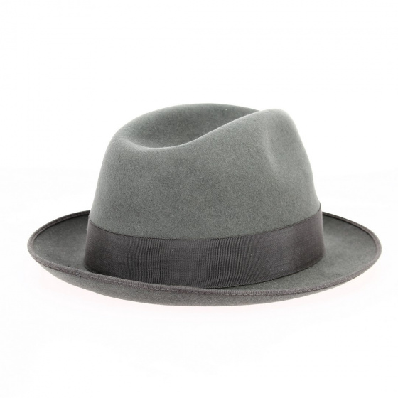 European Homburg Fur Felt Hat - Fléchet