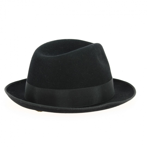 European Homburg Fur Felt Hat - Fléchet