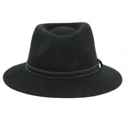 Chapeau Fedora Widem Feutre Poil Noir - Traclet