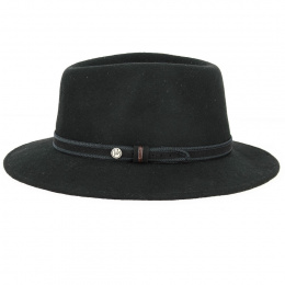 Fedora Widem hat Wool felt Black - Traclet