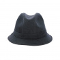 Traveller Bucket Hat Wool Felt Black - Traclet